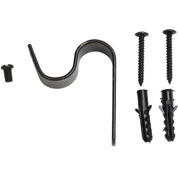 Fleur de Lys Antique 48-84 Tapestry Hanging Rod | Close Up 4