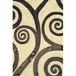 Lebensbaum Branches Belgian Tapestry Cushion - 17 in. x 17 in. Cotton by Gustav Klimt