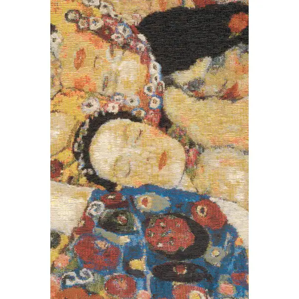 Virgin Faces Belgian Tapestry Cushion | Close Up 2