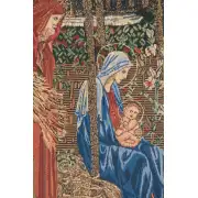 Adoration Of The Magi 1 Belgian Tapestry - 57 in. x 40 in. Cotton/Viscose/Polyester by Edward Burne Jones | Close Up 2