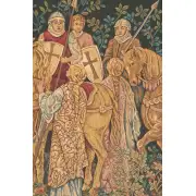 Les Croises II Italian Wall Tapestry | Close Up 1