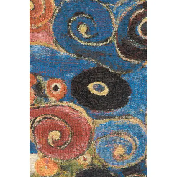 Virgin Klimt Dress Belgian Tapestry Wall Hanging - 26 in. x 26 in. Cotton/Wool/Treveria/Mercurise by Gustav Klimt | Close Up 1