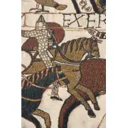 Battle Of Hastings II Belgian Tapestry Wall Hanging - 58 in. x 16 in. Cotton/Wool/Polyester by Charlotte Home Furnishings | Close Up 1