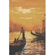 Santa Maria Sunset Belgian Tapestry Wall Hanging - 38 in. x 30 in. Cotton/Wool/Polyester by Robert Pejman | Close Up 2