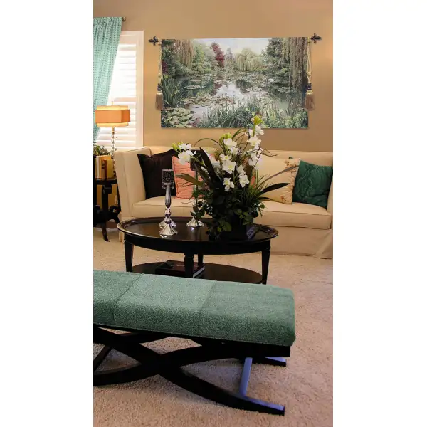 Monet's Garden without Border IV Belgian Tapestry Wall Hanging | Life Style 1