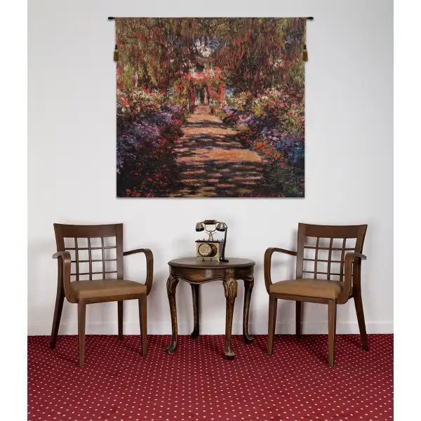 Allee De Monet Belgian Tapestry Wall Hanging | Life Style 1