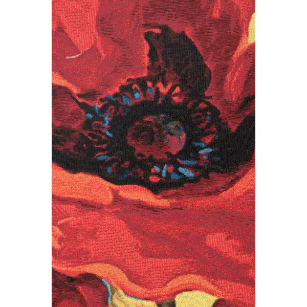 Bright New Day Belgian Tapestry Wall Hanging - 36 in. x 54 in. Cotton/Treveria/Wool by Simon Bull | Close Up 1