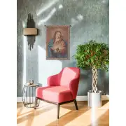 Heart of Jesus Italian Wall Tapestry | Life Style 1