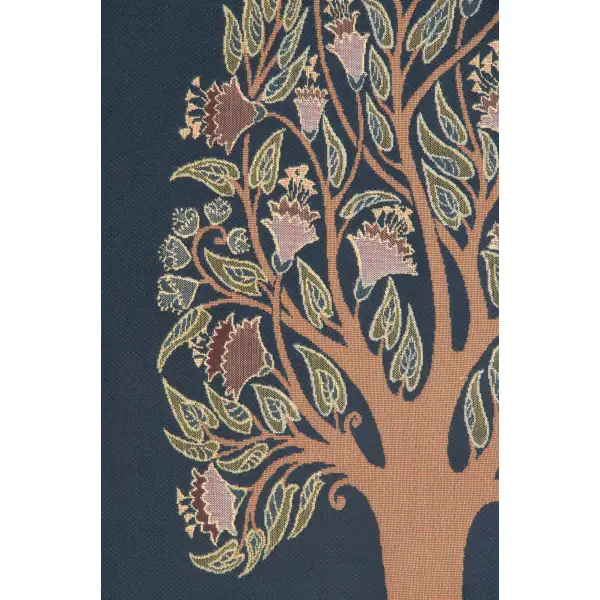 Tree Of Life 4 European Tapestries - 26 in. x 42 in. Cotton/Polyester/Viscose by William Morris | Close Up 1