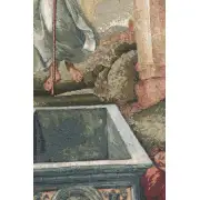 Jesus Resurrected Italian Wall Tapestry | Close Up 2