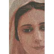 Our Lady of Medjugorie Italian Wall Tapestry | Close Up 1