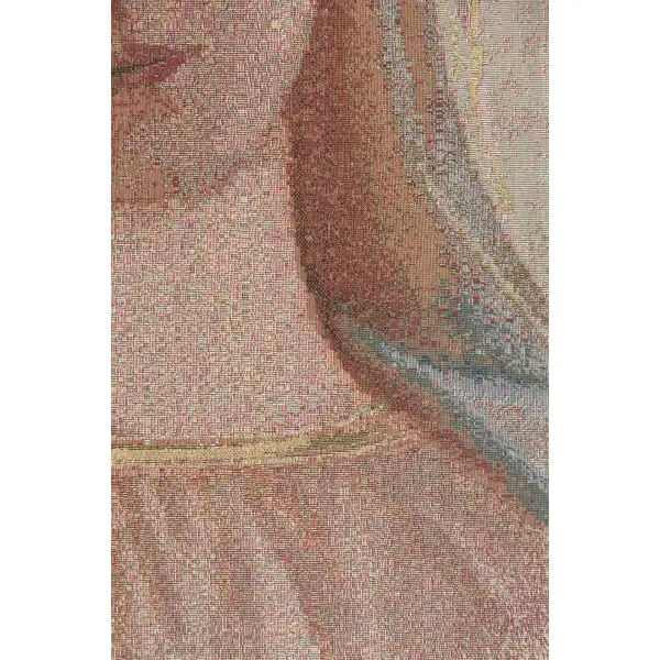 Our Lady Of Medjugorie European Tapestries - 20 in. x 37 in. Cotton/viscose/goldthreadembellishments by Alberto Passini | Close Up 2