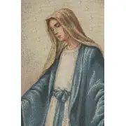 Miraculous Madonna Italian Wall Tapestry | Close Up 1