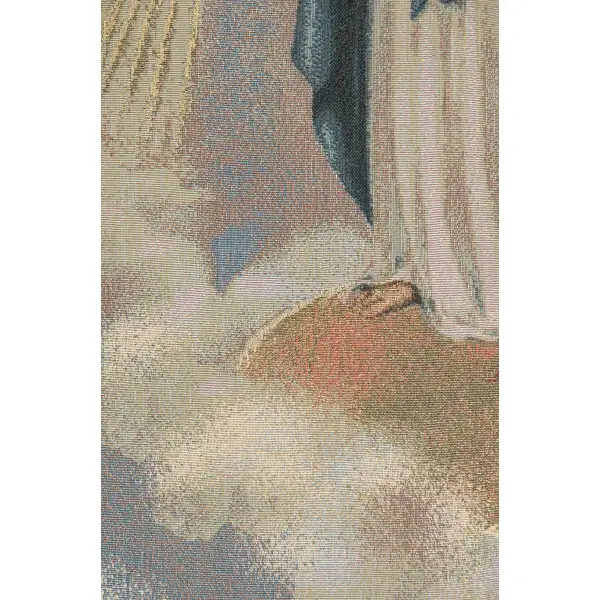 Miraculous Madonna European Tapestries - 22 in. x 43 in. Cotton/viscose/goldthreadembellishments by Alberto Passini | Close Up 2