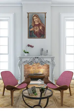 Sacred Heart of Mary European Tapestries