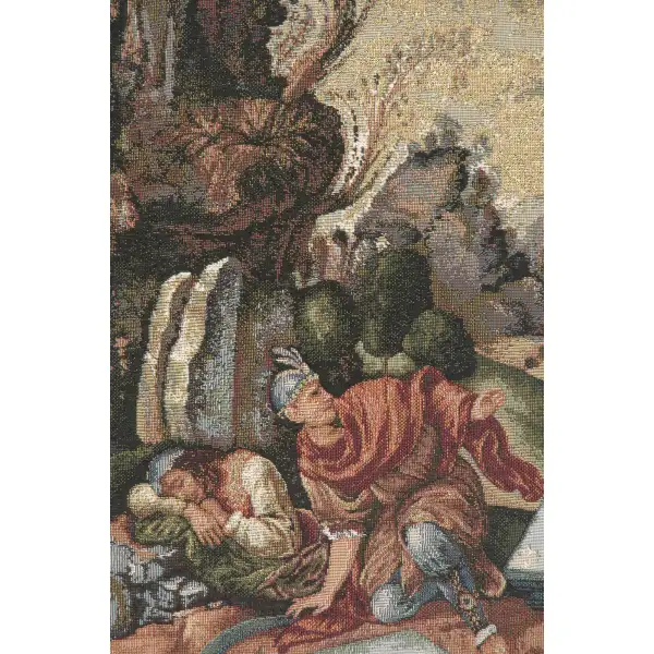 Resurection European Tapestries - 25 in. x 19 in. Cotton/Polyester/Viscose by Alberto Passini | Close Up 1