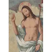 Resurection II Italian Wall Tapestry | Close Up 1