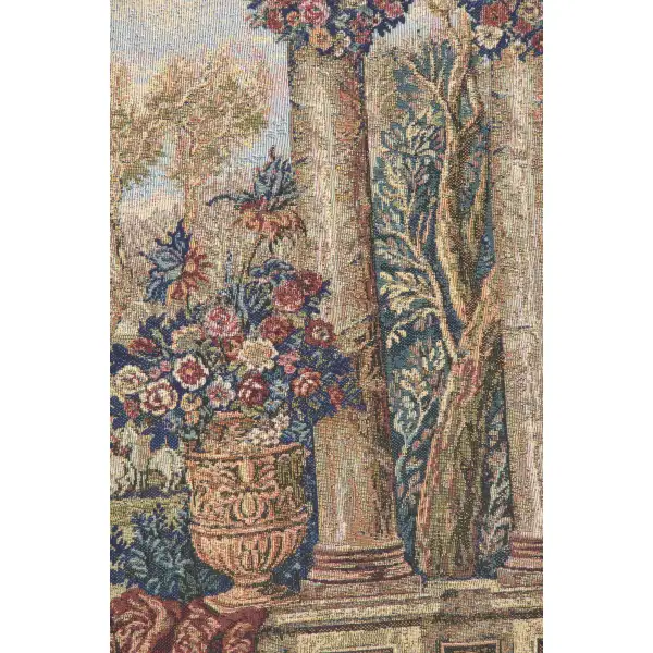 Peacock II Italian Wall Tapestry | Close Up 1