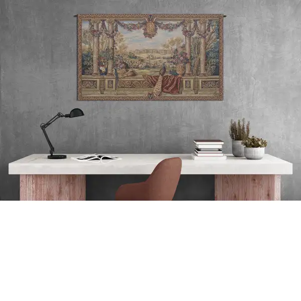 Peacock II Italian Wall Tapestry | Life Style 1