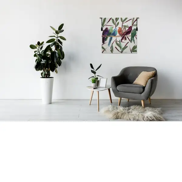 Flocked Together Fine Art Tapestry | Life Style 1