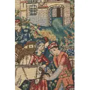 Winemerchants I Belgian Cushion Cover - 16 in. x 16 in. Cotton/Viscose/Polyester by Charlotte Home Furnishings Inc | Close Up 2