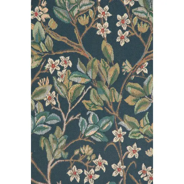 The Tree Of Life Portiere Belgian Tapestry - 24 in. x 70 in. Cotton/Viscose/Polyester by William Morris | Close Up 1