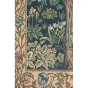 The Tree Of Life Portiere Belgian Tapestry - 24 in. x 70 in. Cotton/Viscose/Polyester by William Morris | Close Up 2