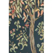 The Pastel Tree Portiere Belgian Tapestry - 24 in. x 70 in. Cotton/Viscose/Polyester by William Morris | Close Up 2
