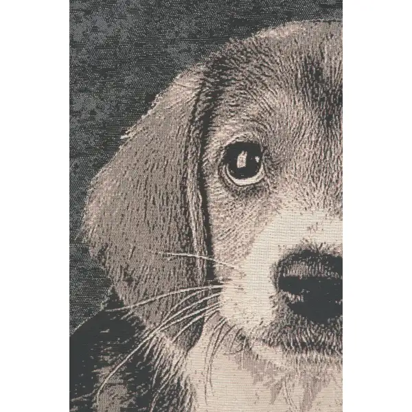 Puppy Dog Eyes Stretched Wall Tapestry | Close Up 2