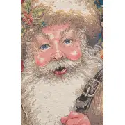 Santa's Arrival Stretched Wall Tapestry | Close Up 2