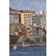 City by the Sea Stretched Wall Tapestry | Close Up 1