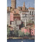 City by the Sea Stretched Wall Tapestry | Close Up 2