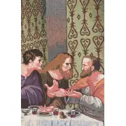 The Last Supper Tapestry Panel (Large) Wall Tapestry Stretched | Close Up 2