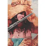 The Melody She Plays III Decorative Floor Pillow Cushion Cover | Close Up 2