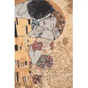 Gustav's Kiss Decorative Floor Pillow Cushion Cover | Close Up 2