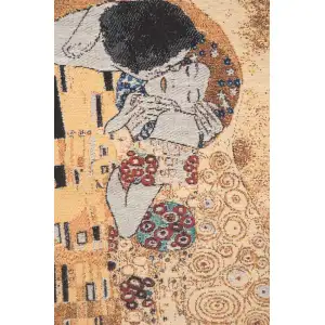 Gustav's Kiss Couch Pillow - 16 in. x 16 in. Cotton/Viscose/Polyester by Charlotte Home Furnishings Inc