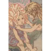 Sweet Pea Fairy Cicely Mary Barker Belgian Sofa Pillow Cover | Close Up 2