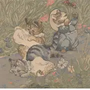 Tom Kitten Beatrix Potter  Belgian Cushion Cover | Close Up 1