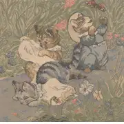 Tom Kitten Beatrix Potter Belgian Sofa Pillow Cover | Close Up 1
