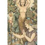 Vertumnus Belgian Tapestry Wall Hanging - 57 in. x 51 in. Cotton/Vicose/Polyester by Jan Van Huysum | Close Up 1