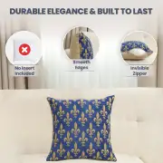 Fleur de Lys Reduit Belgian Sofa Pillow Cover | Feature