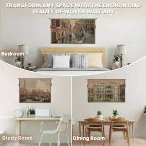 Giardino Sul Lago Italian Tapestry - 53 in. x 34 in. ACotton/viscose by Alberto Passini