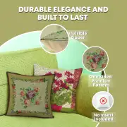 Amboise Floral Medallion French Couch Cushion | Feature