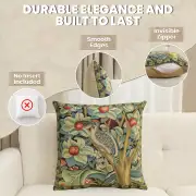 Woodpecker Left By William Morris Belgian Cushion Cover - 18 in. x 18 in. Cotton/Viscose/Polyester by William Morris | Feature