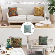 The Almond Blossom Belgian Couch Pillow | Application