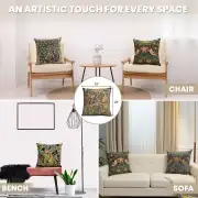 Owl and Pigeon Belgian Sofa Pillow Cover | Application