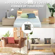 Unicorn and Does Forest Blue French Couch Cushion | Application