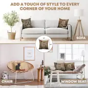 Cat With Harp Belgian Sofa Pillow Cover | Application