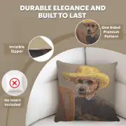 Van Gogh Dog Belgian Sofa Pillow Cover | Feature