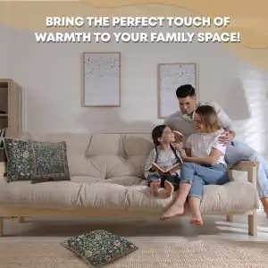 C Charlotte Home Furnishings Inc The Tree of Life II Belgian Cushion Cover - 16 in. x 16 in. Cotton/Viscose/Polyester by William Morris